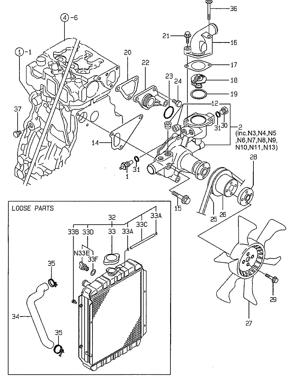 119859-49020 Mini carregadeira Hyundai HSL610