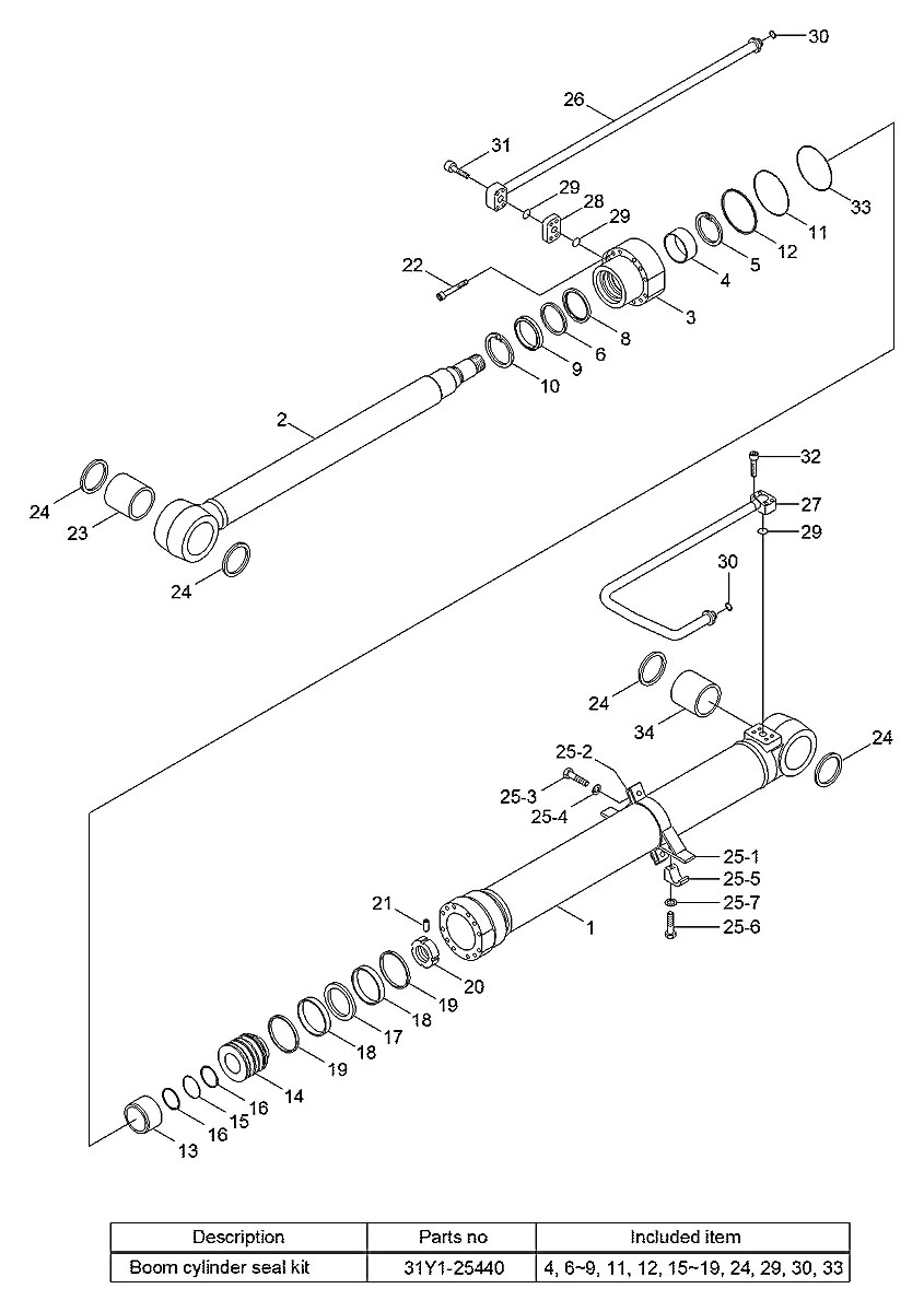 H015-16500 Escavadeira de esteiras Hyundai RD80-7