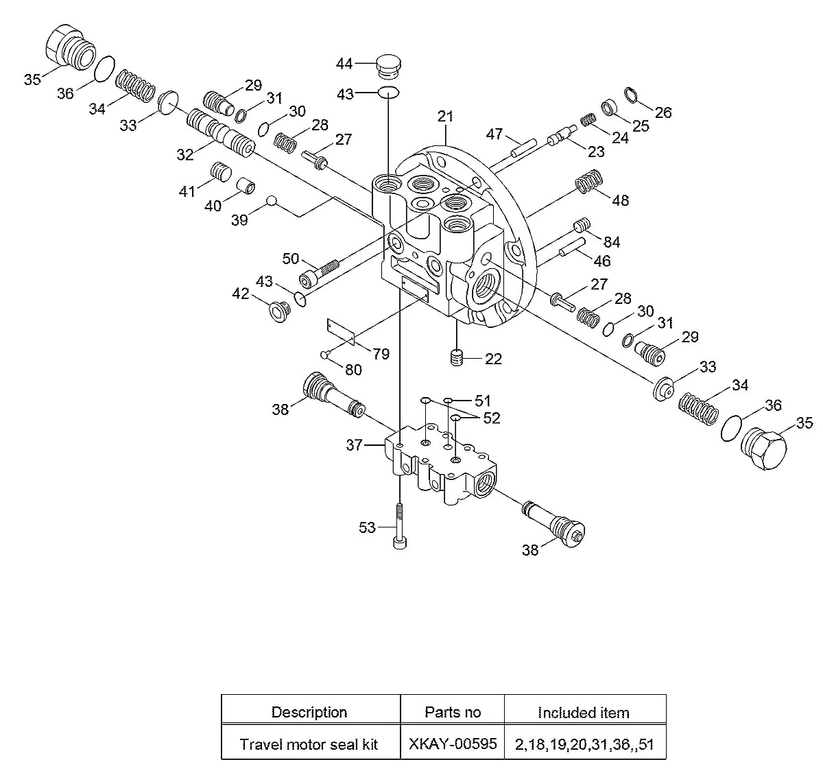 XKAY-01848 Escavadeira de esteiras Hyundai R80CR-9A