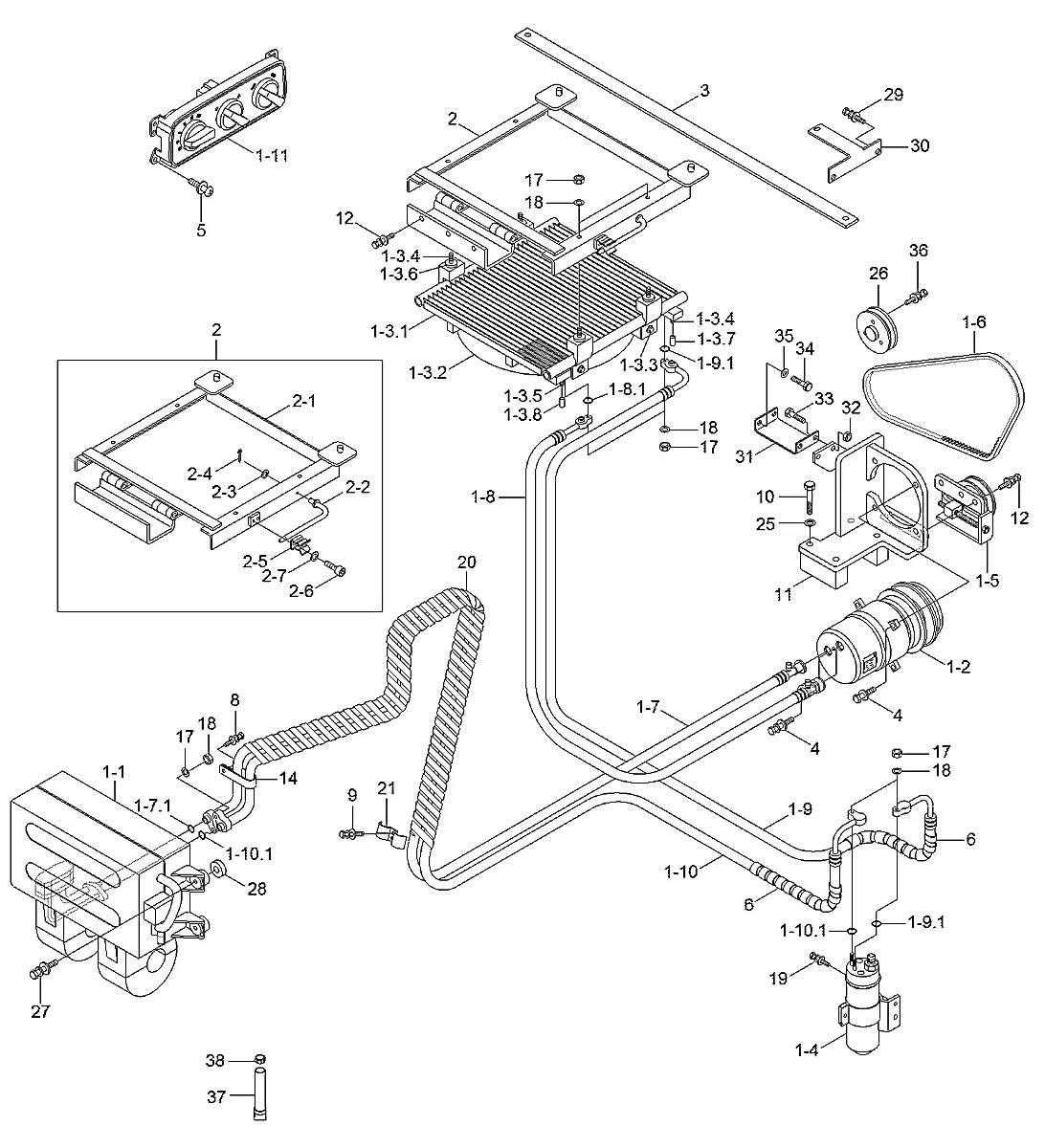 11S7-91021 Mini carregadeira Hyundai HSL850-7A