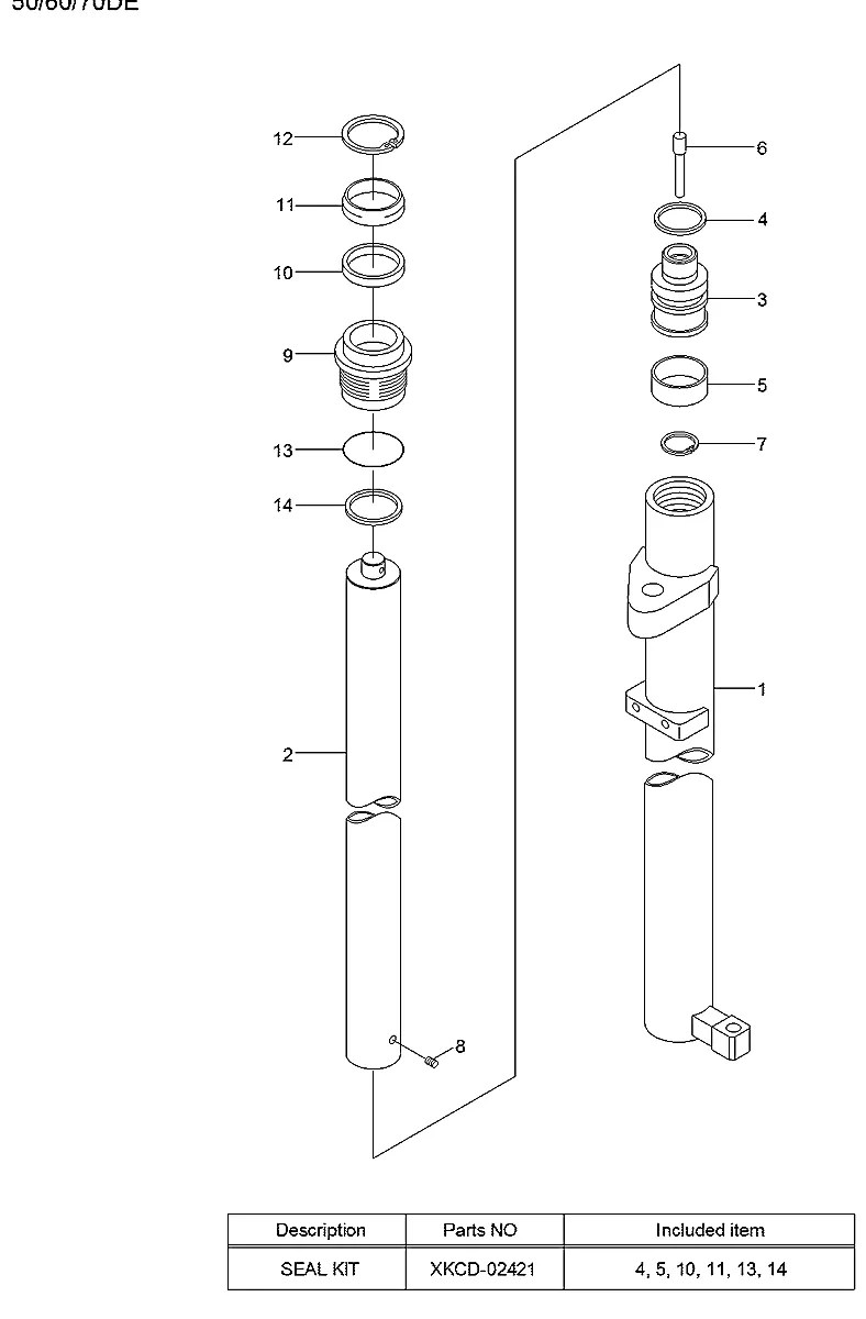XKCD-03683 Empilhadeira Hyundai 50D-7E ACE