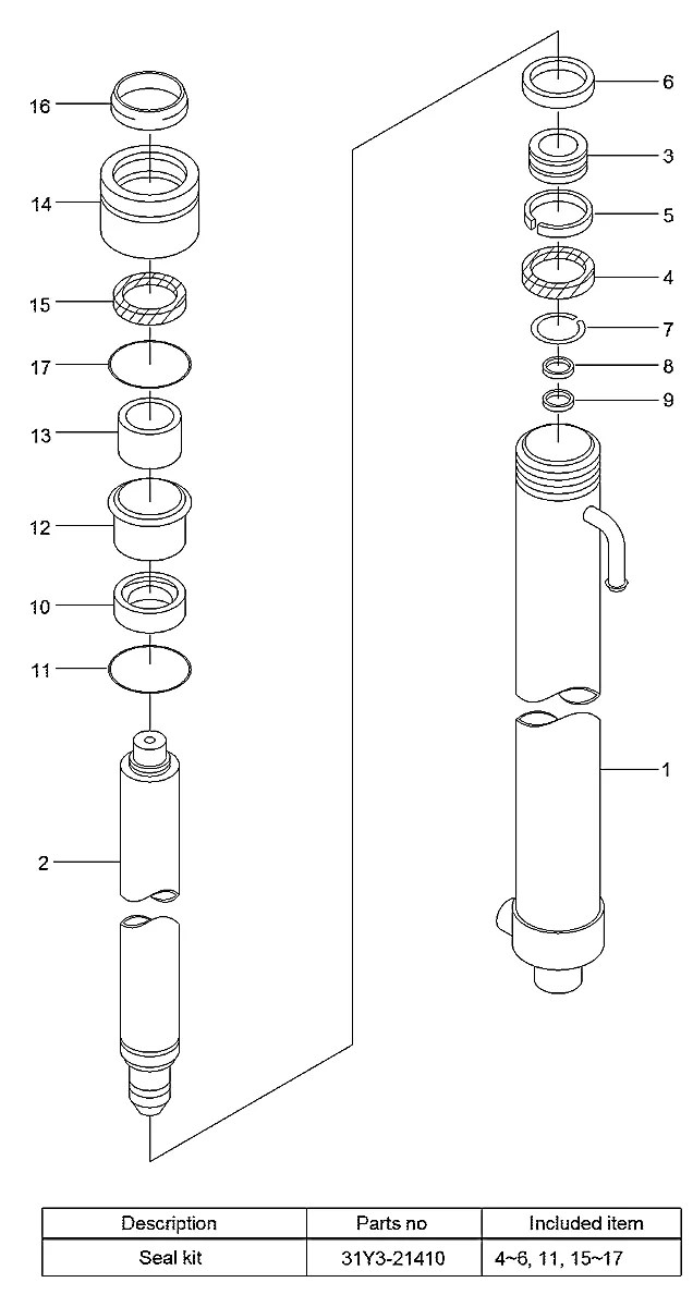 XKCD-00133 Empilhadeira Hyundai 15-18-20LC-7A