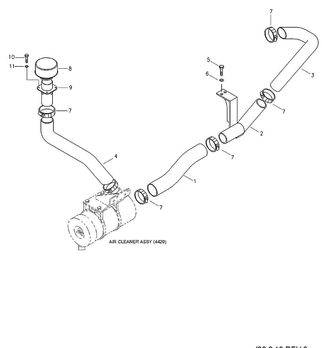 11E9-22220 Equipamento florestal Hyundai R290RB-3