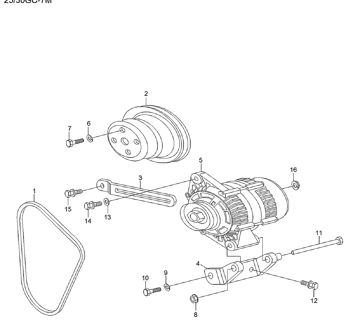 YUCW-00419 Empilhadeira Hyundai 25-30GC-7M