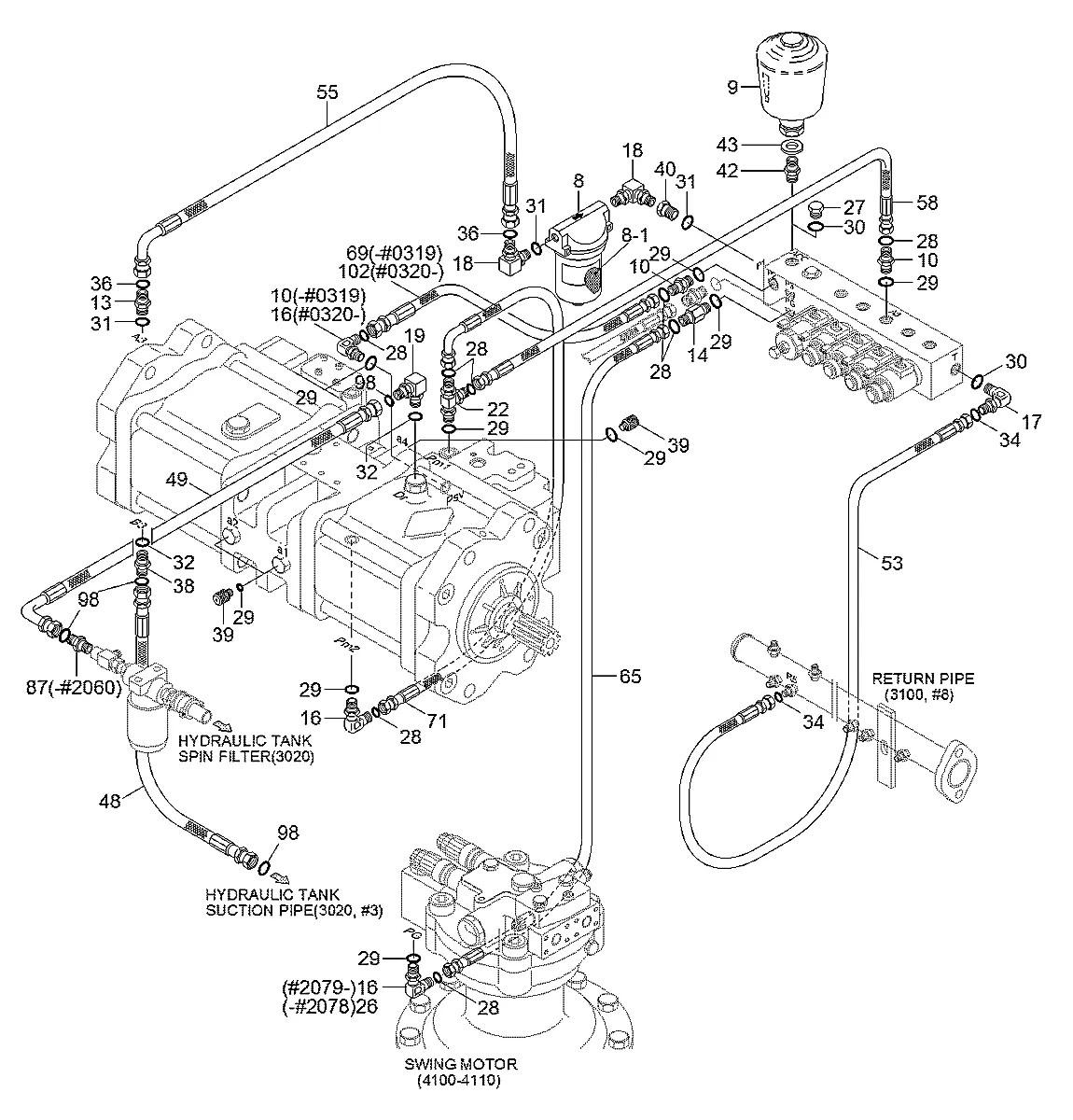 P420-062038 Escavadeira de esteiras Hyundai R210LC-7