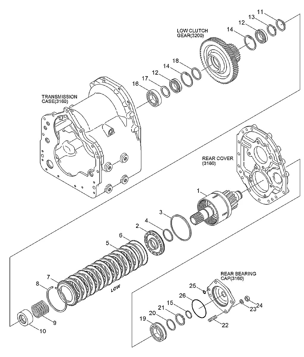 234130 Trator de esteira Hyundai H80-LGP