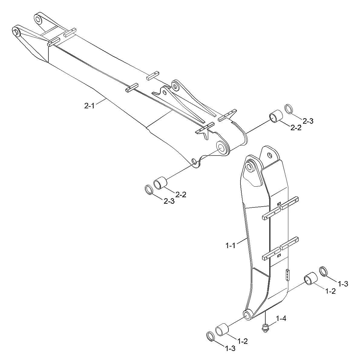 X122-752095 Escavadeira de esteiras Hyundai R160LC-7