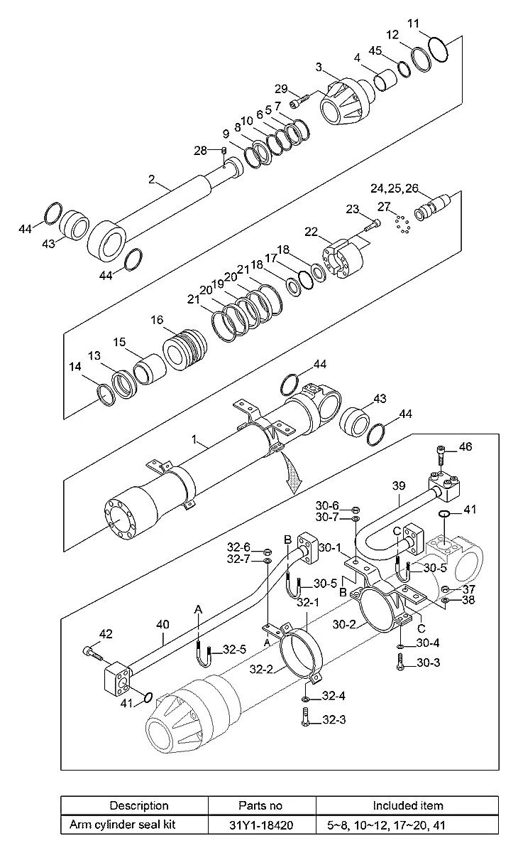 S114-080124 Escavadeira de esteiras Hyundai R450LC-7