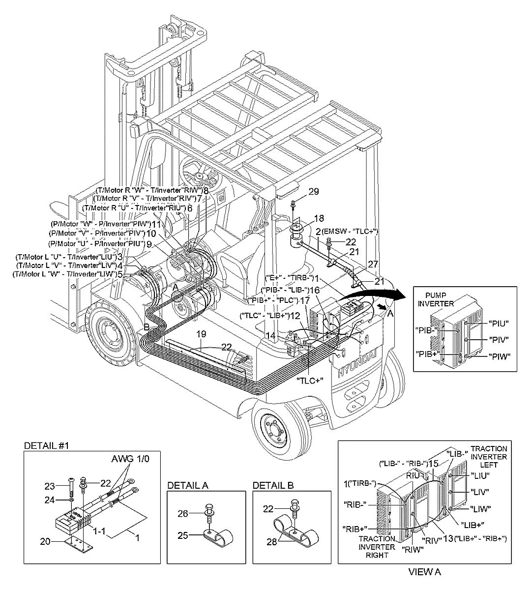 21HD-76290 Empilhadeira Hyundai 45B-7