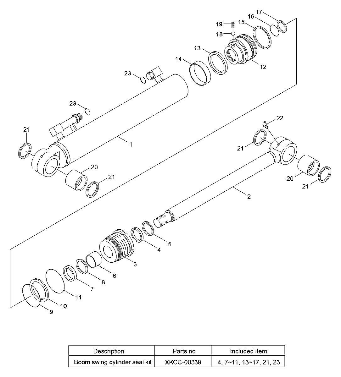 31M9-11012 Escavadeira de esteiras Hyundai R55-9