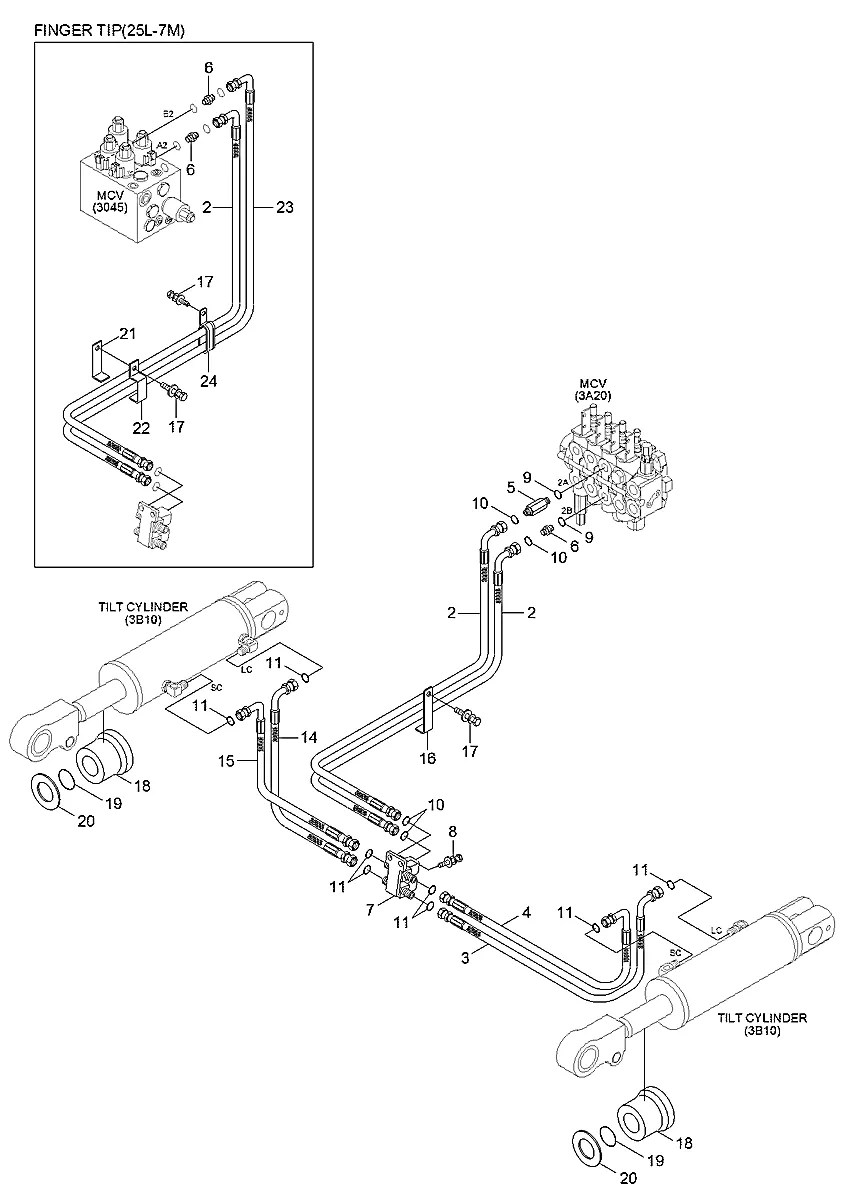 P933-064026 Empilhadeira Hyundai 25-30-33L-7M