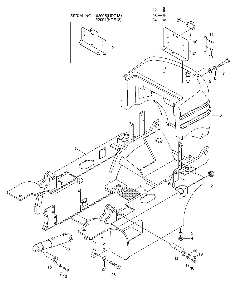 F11100015 Empilhadeira Hyundai HDF15-18