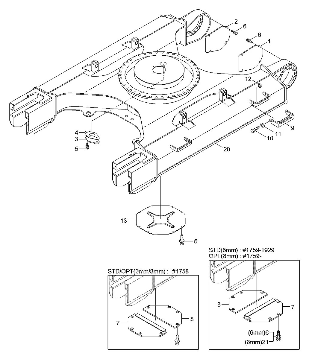 51N7-00011 Escavadeira de esteiras Hyundai R250LC-7