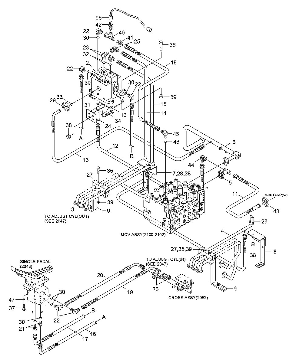 P660-127324 Escavadeira de esteiras Hyundai R210LC-3