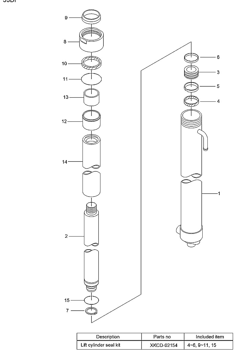 XKCD-01306 Empilhadeira Hyundai 35DF-7