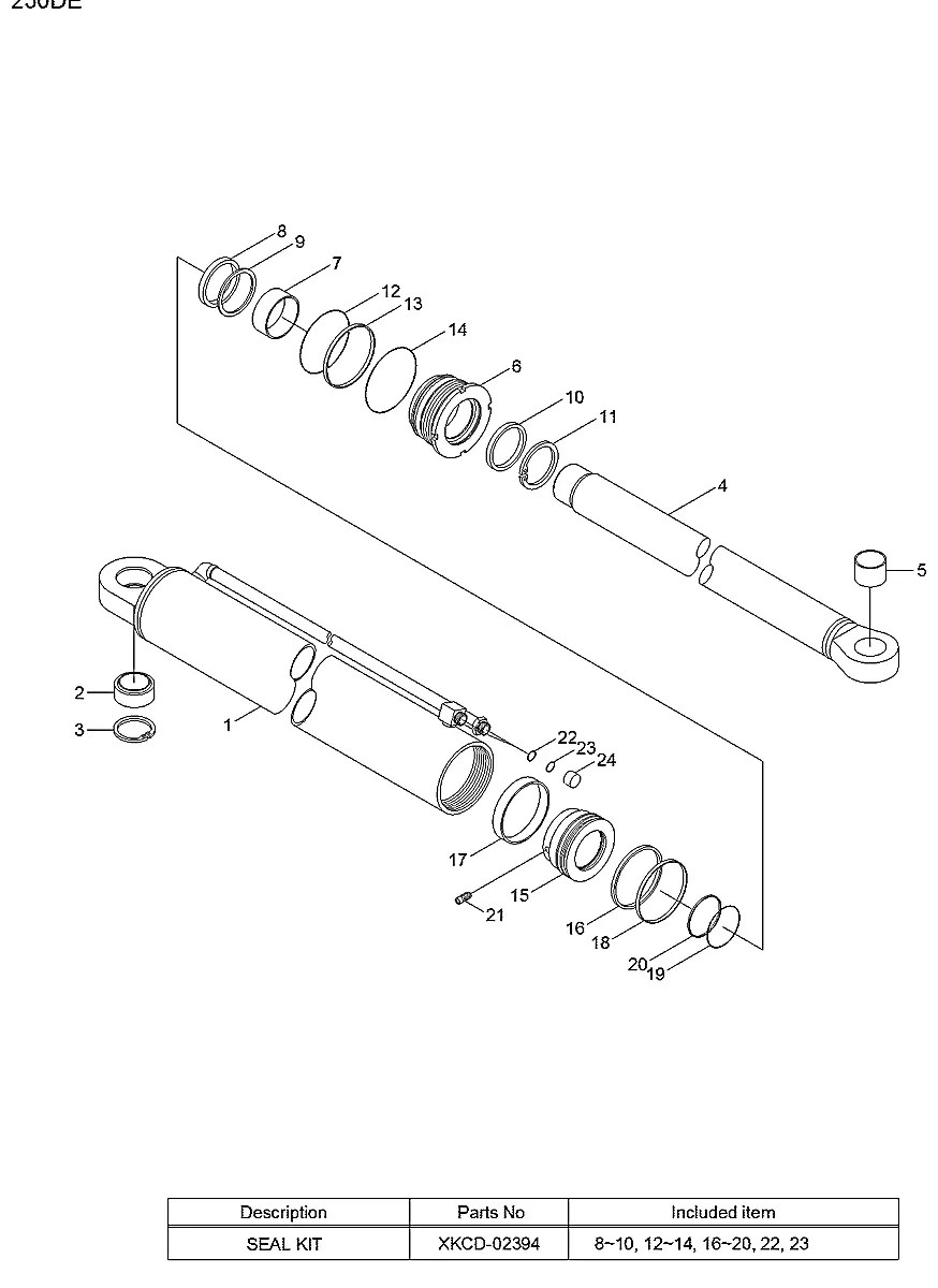XKCD-02385 Empilhadeira Hyundai 250D-7E