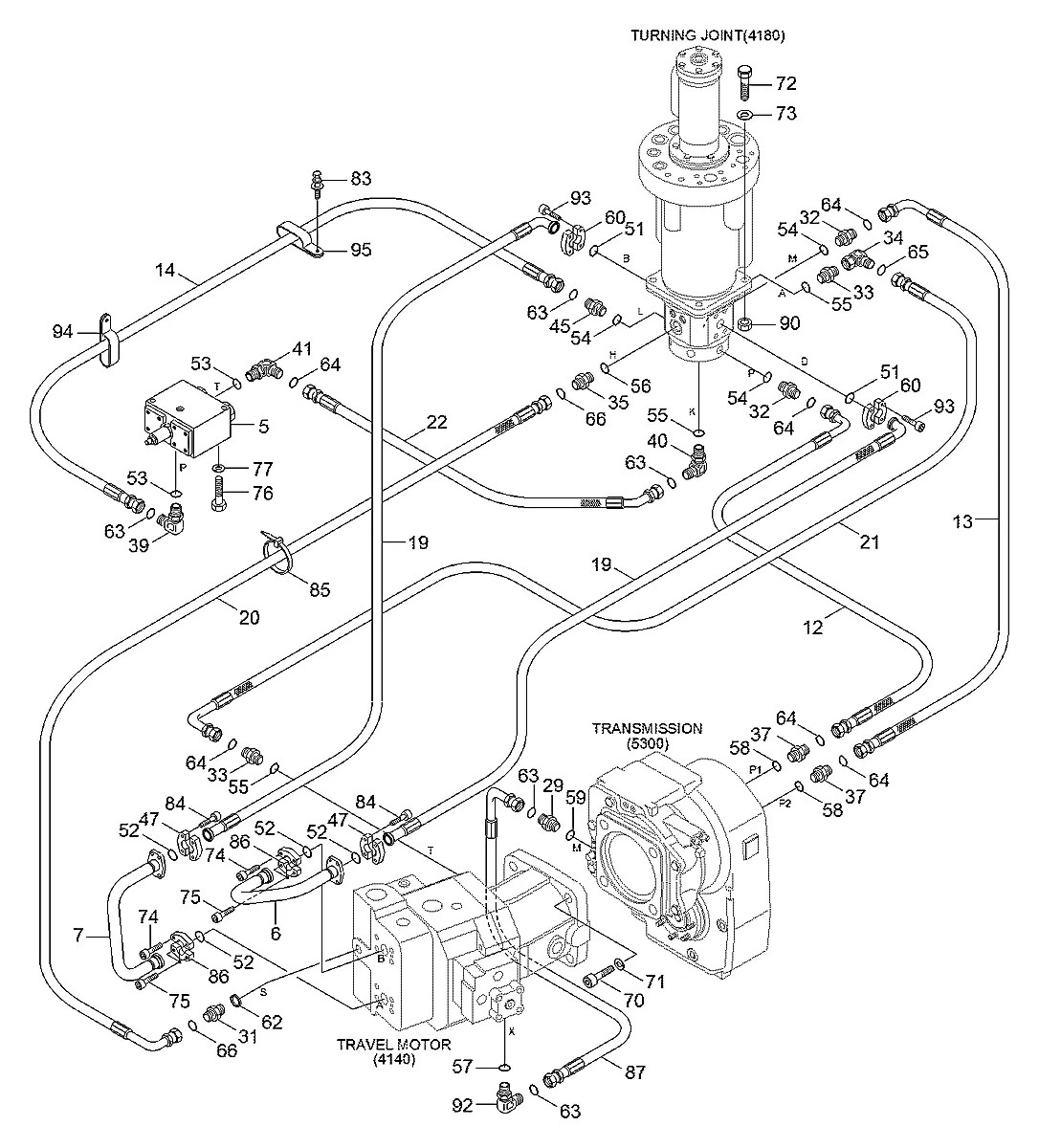P933-042019 Escavadeira de rodas Hyundai R140W-9S