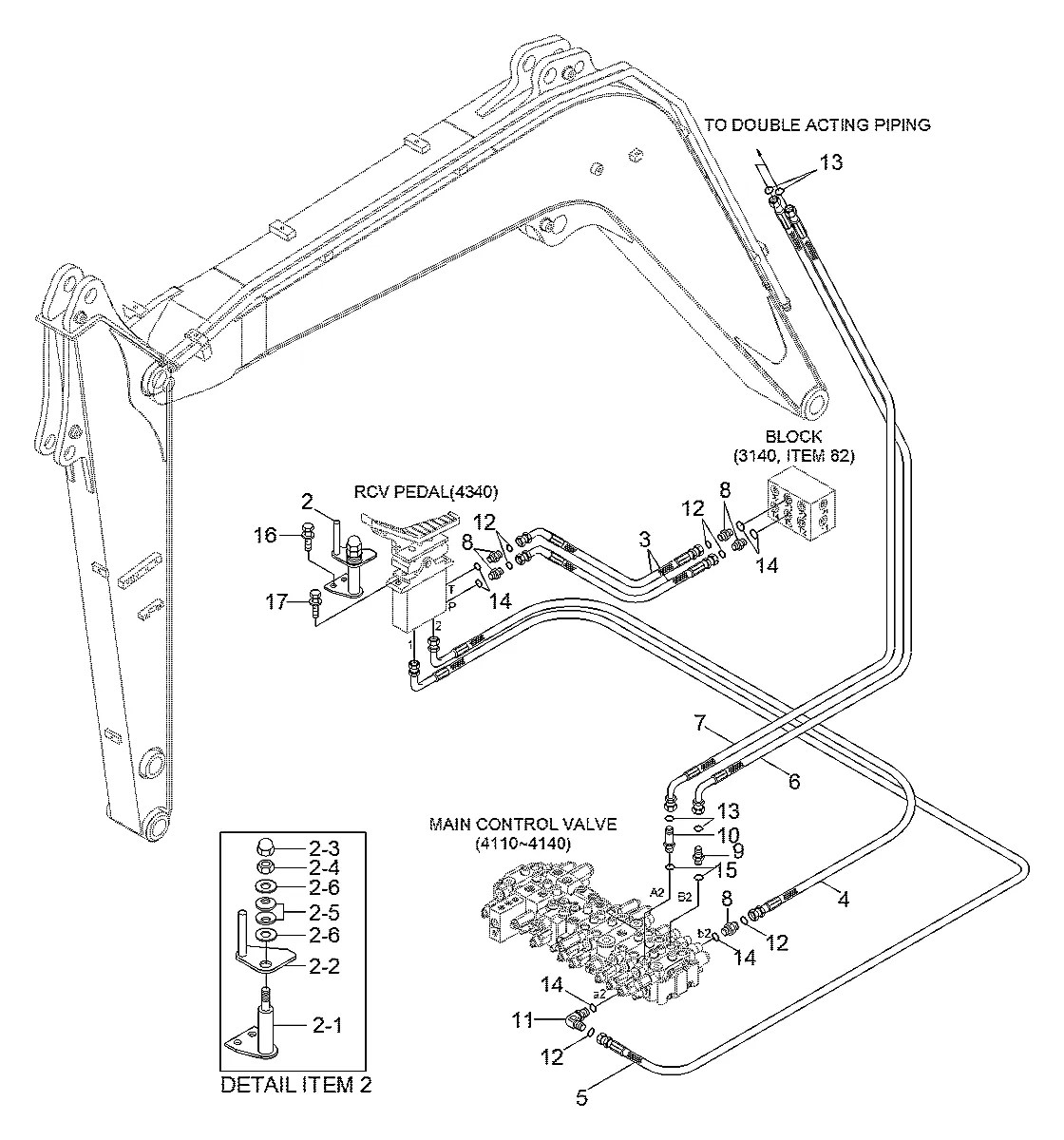 P930-085079 Escavadeira de esteiras Hyundai R55-7