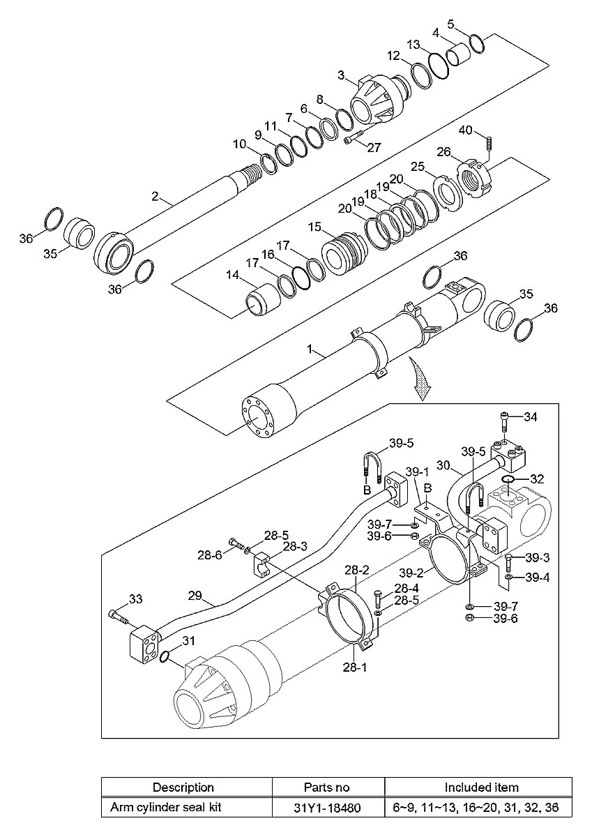 S109-271004 Escavadeira de esteiras Hyundai R370LC-7