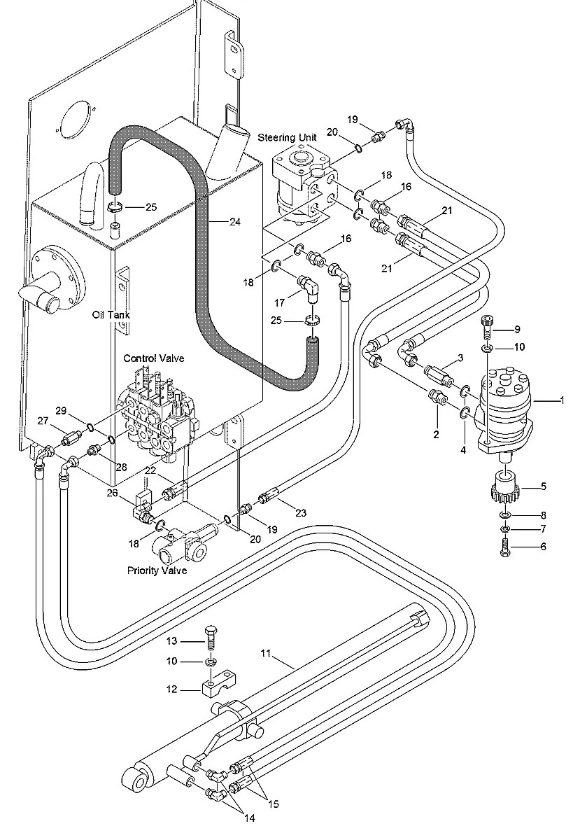 6600296800 Empilhadeira Hyundai HBR14-15-18-20-II