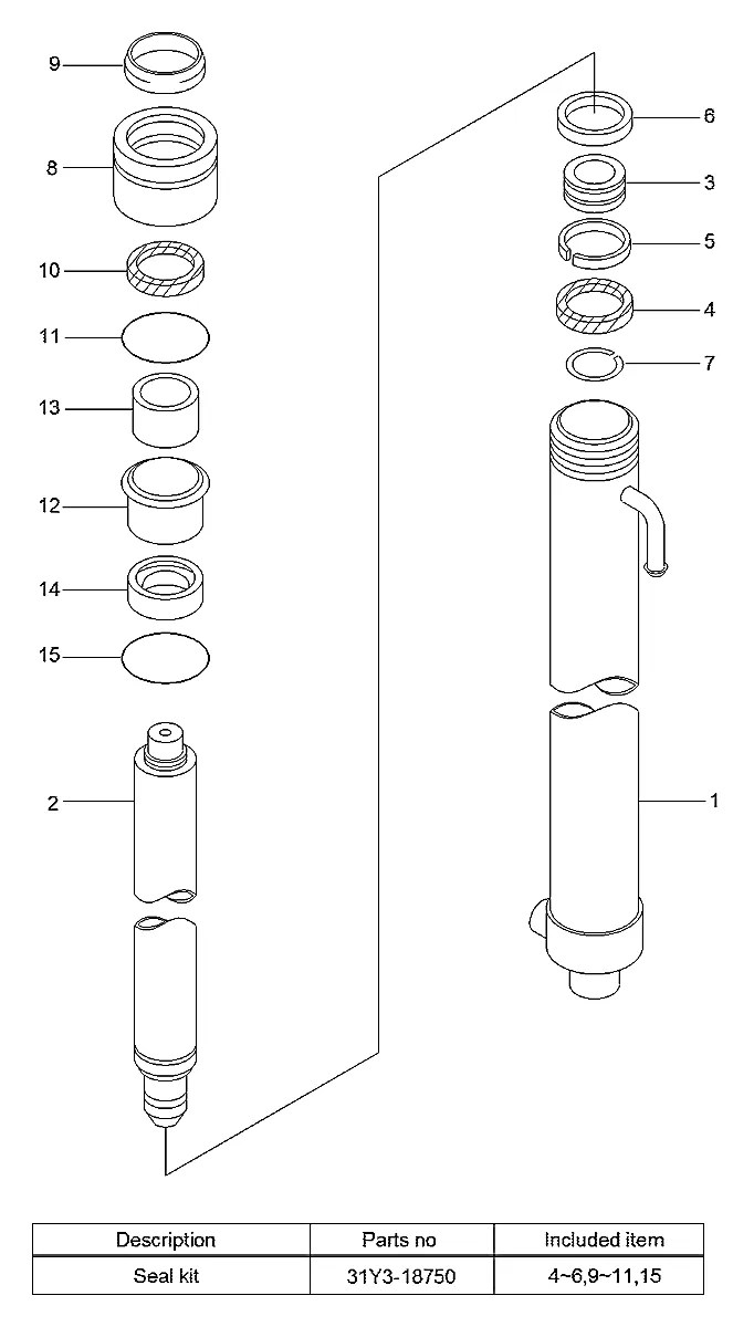 13L335-0 Empilhadeira Hyundai HBF15-18T-5