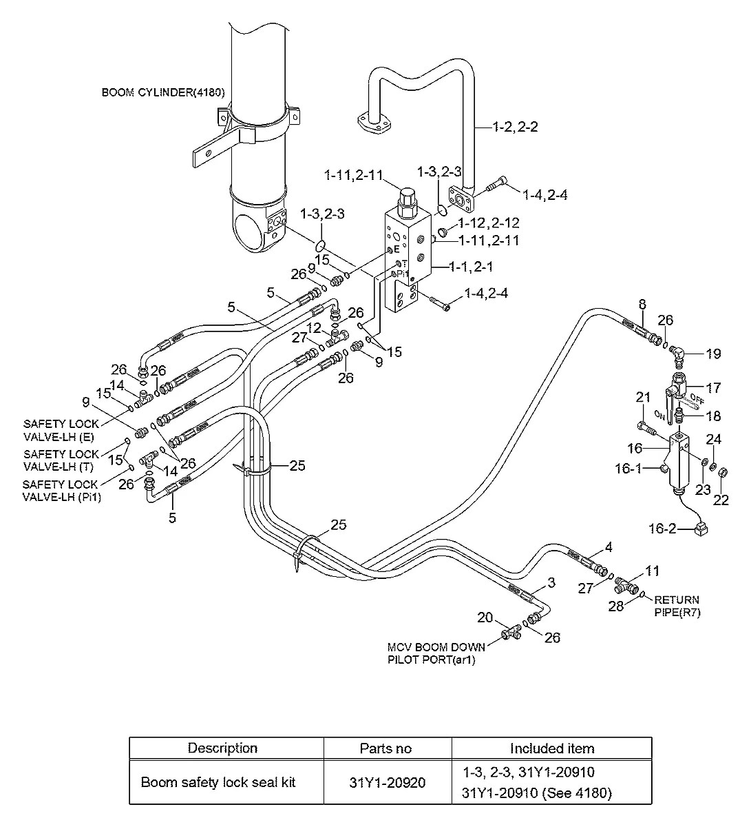 P620-047014 Escavadeira de esteiras Hyundai R360LC-7