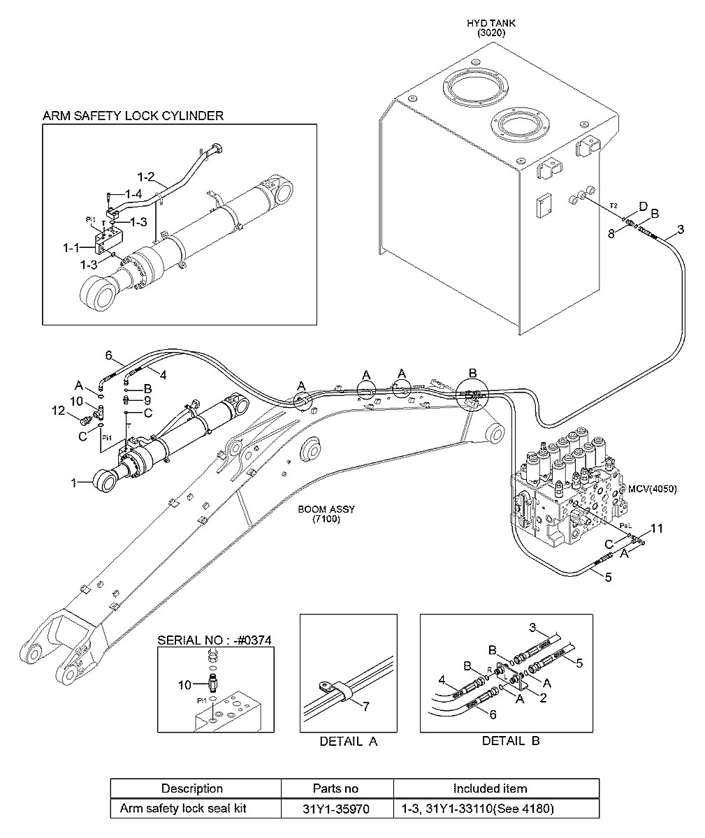P930-042109 Escavadeira de esteiras Hyundai R320LC-9