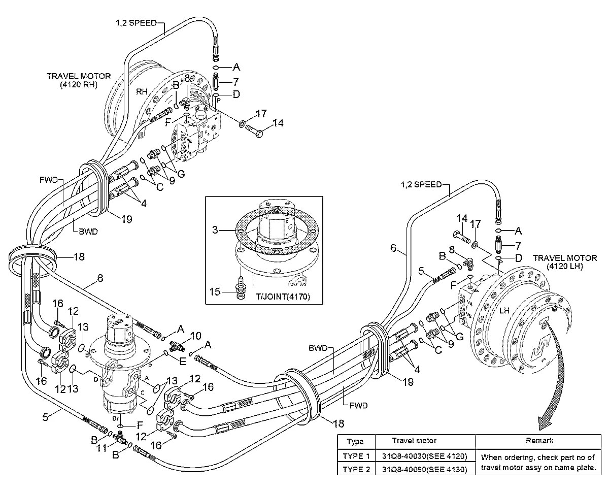 P950-168349 Escavadeira de esteiras Hyundai R290LC-9