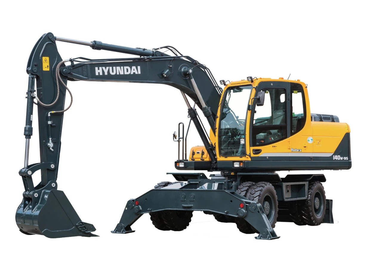 ZGAQ-02929 Escavadeira de rodas Hyundai R140W-9S