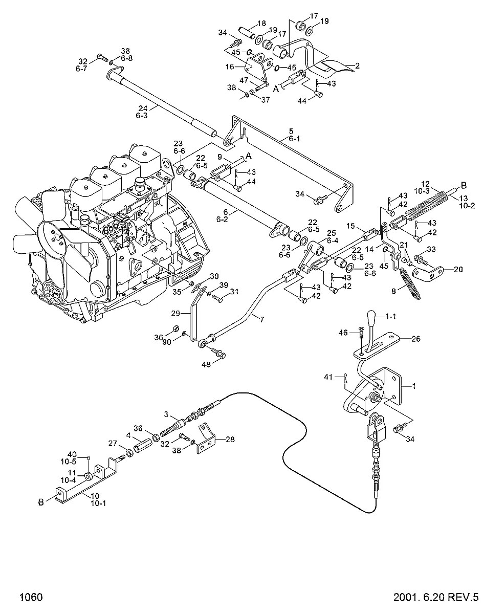 15D1-50411 Trator de esteira Hyundai H70-LGP