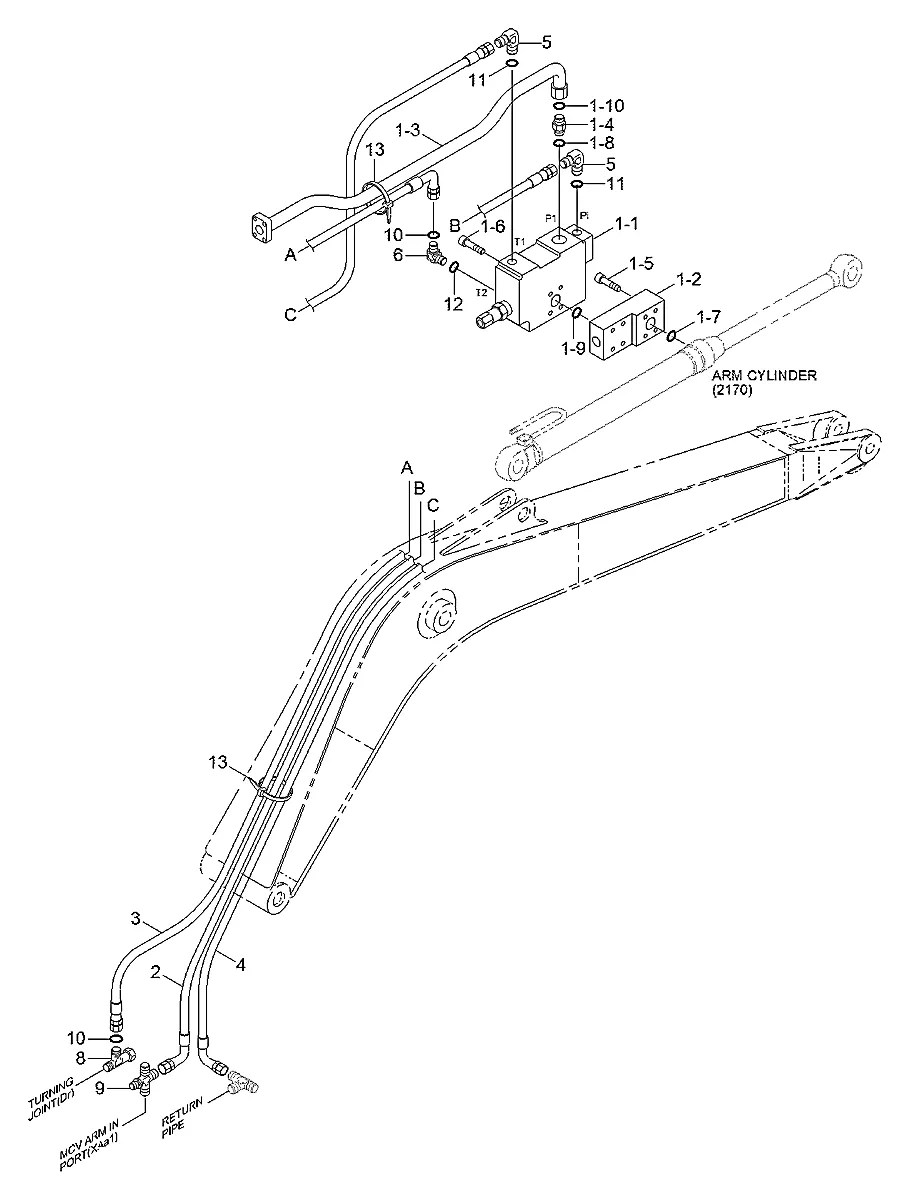P420-062135 Escavadeira de esteiras Hyundai R160LC-3