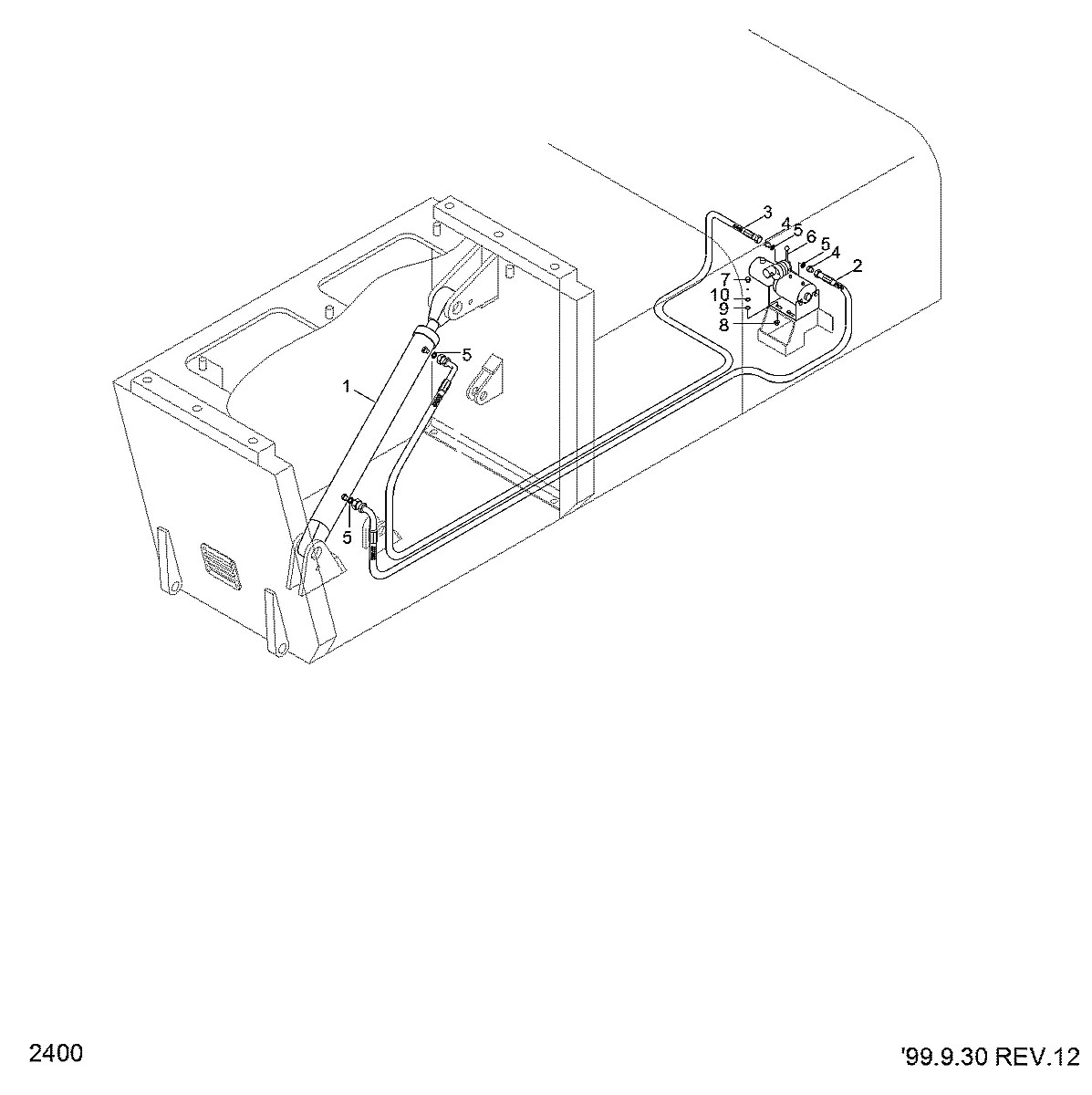 RL800-0107 Equipamento florestal Hyundai R290RB-3