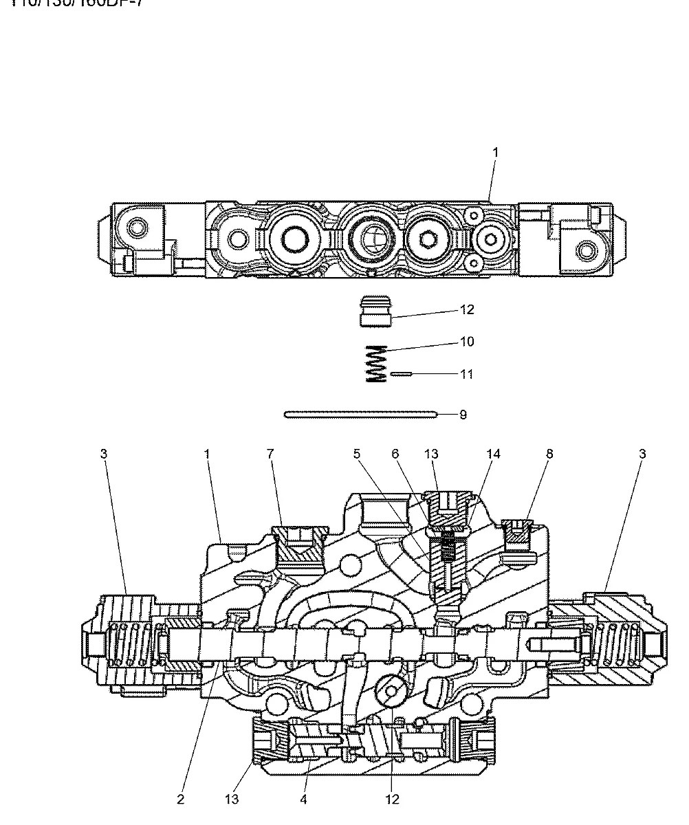 N61481-8 Empilhadeira Hyundai 160DF-7
