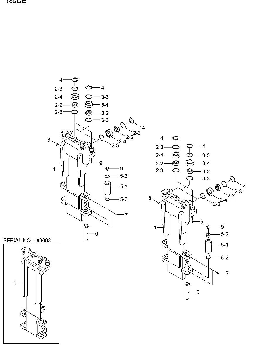 61HS-74100 Empilhadeira Hyundai 180D-7E