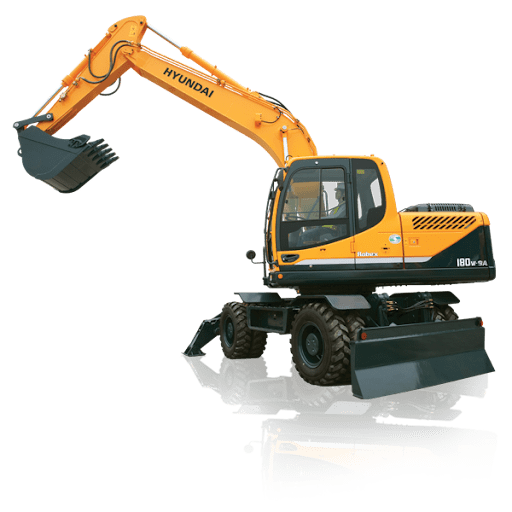 48Q5-00013 Escavadeira de rodas Hyundai R180W-9S
