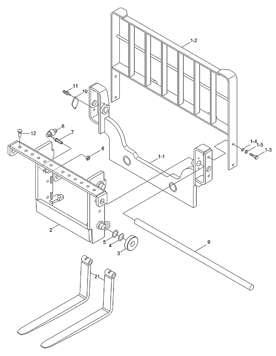 F11500660 Empilhadeira Hyundai HBR14-7
