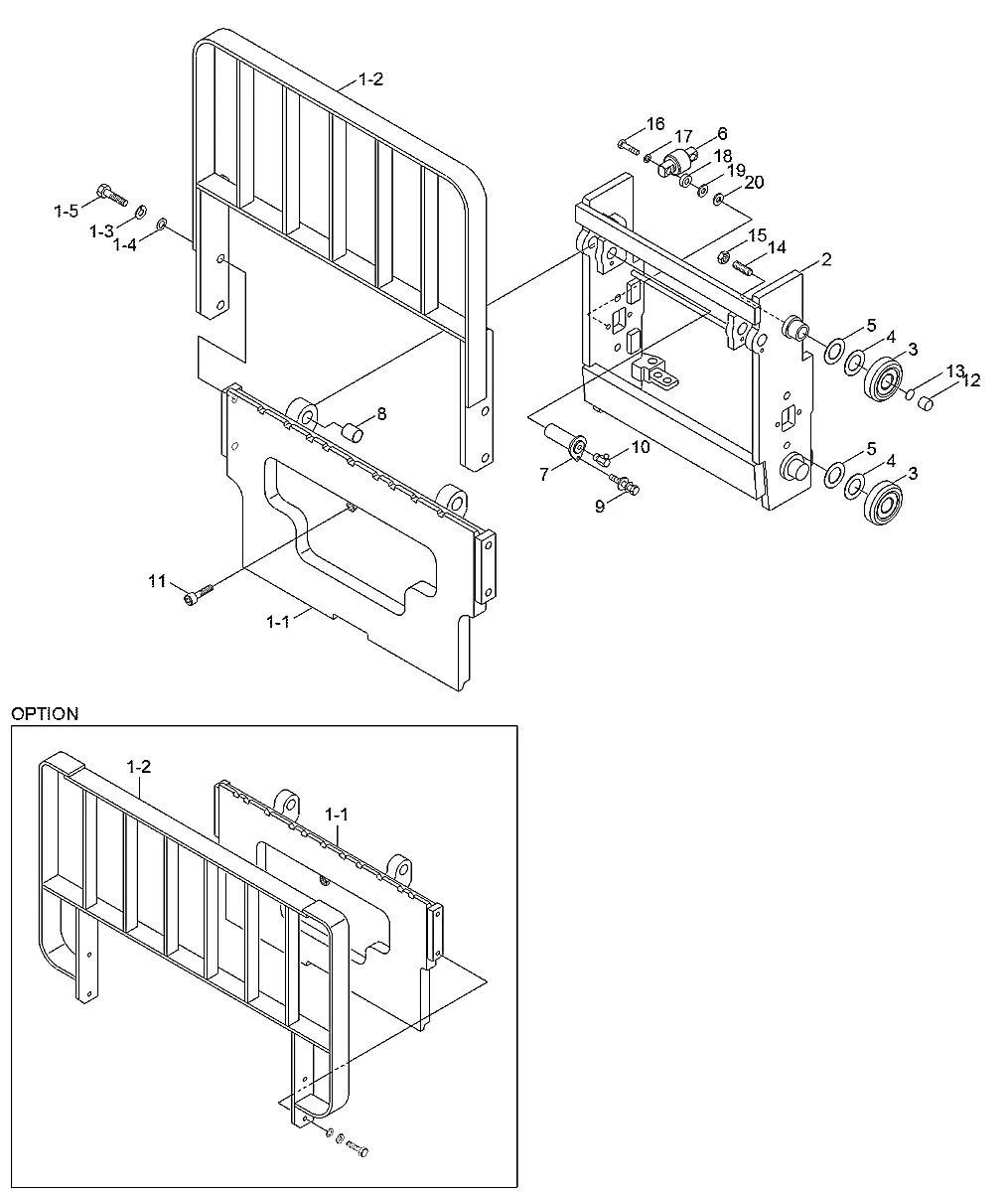 68FP-25021 Empilhadeira Hyundai 15BR-9E