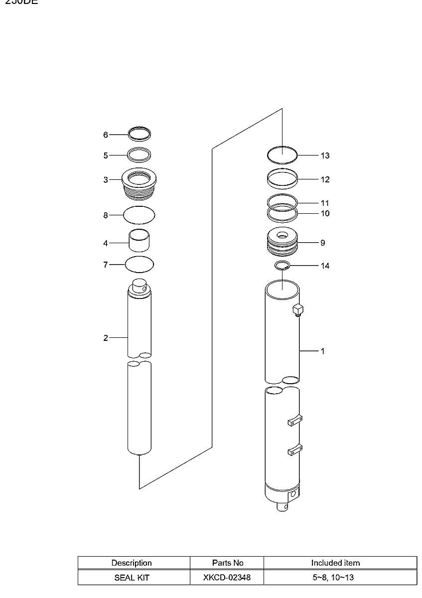 XKCD-02341 Empilhadeira Hyundai 250D-7E