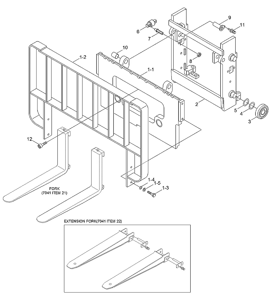 63FP-25021 Empilhadeira Hyundai HBR14-7