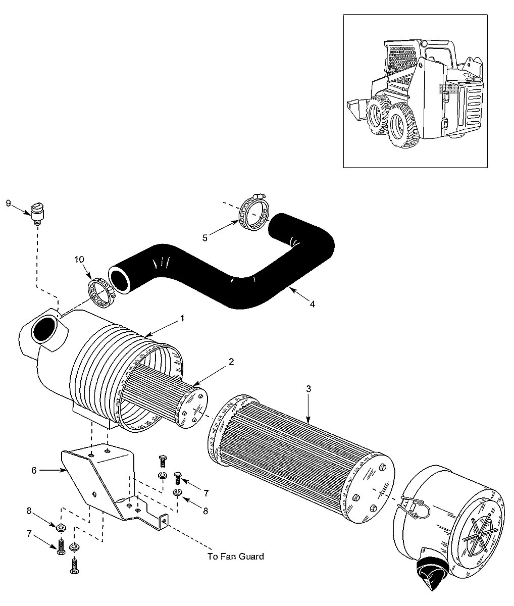 YCAC-00830 Mini carregadeira Hyundai HSL800T