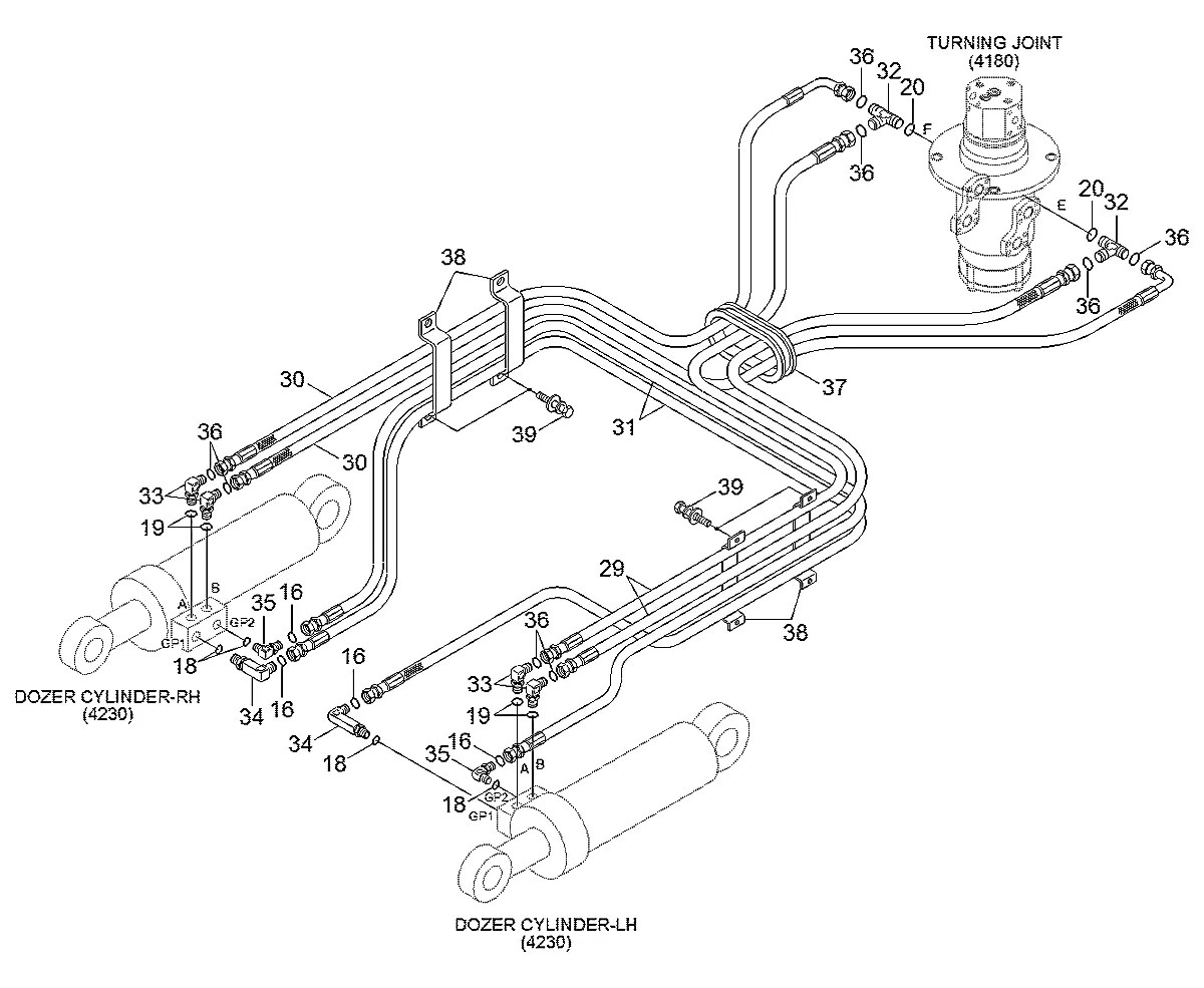 P913-068049 Escavadeira de esteiras Hyundai R180LC-9A