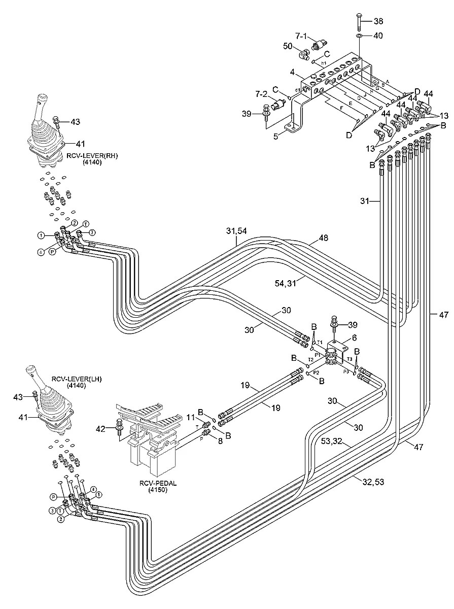 X410-062054 Escavadeira de esteiras Hyundai R520LC-9A