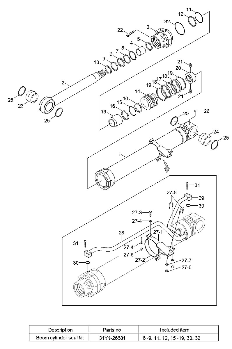 Y000-120200 Escavadeira de esteiras Hyundai R510LC-7