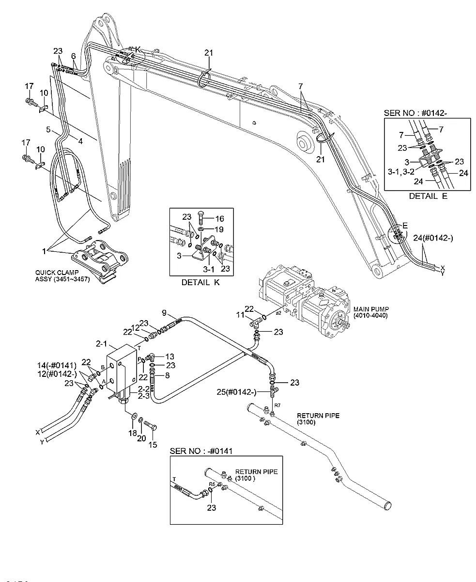P910-047109 Escavadeira de esteiras Hyundai R210LC-7A
