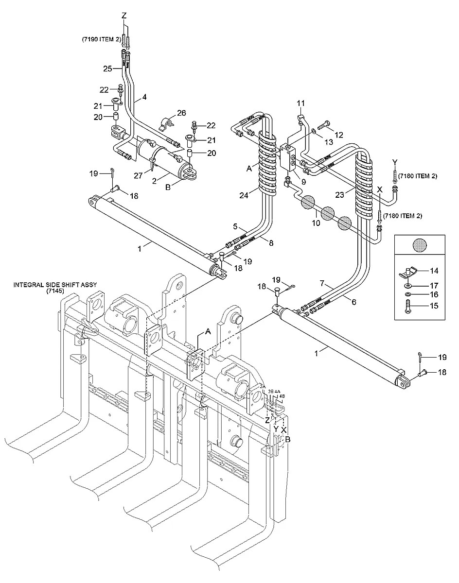 S554-228780 Empilhadeira Hyundai 130D-7E