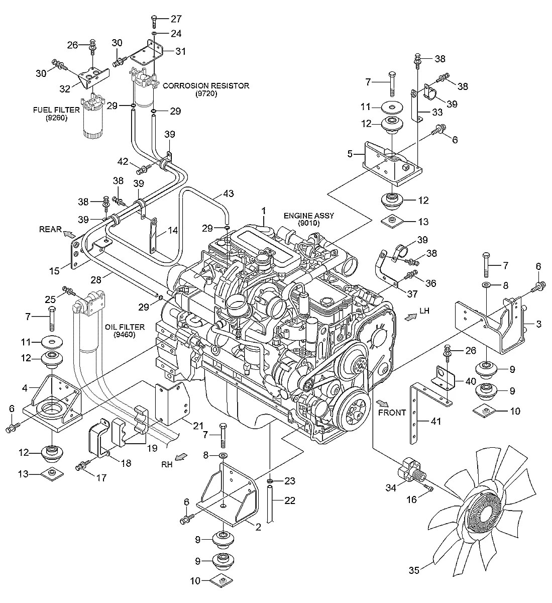 11K9-00071 Escavadeira de esteiras Hyundai HX330 L