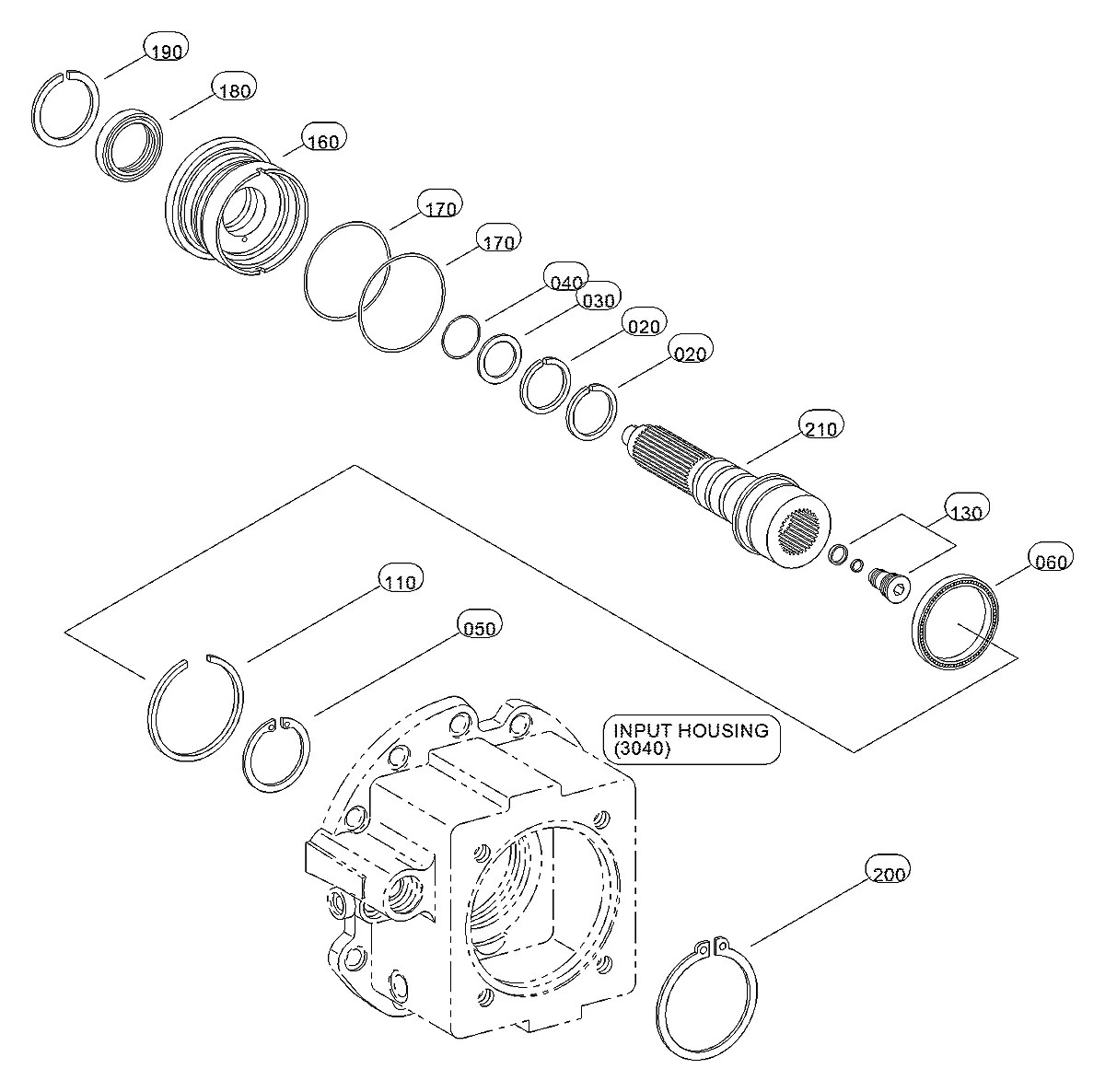 4143-302-012 Escavadeira de rodas Hyundai R170W-3