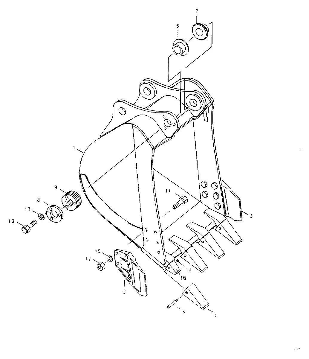 61E3-3212 Escavadeira de rodas Hyundai R130W