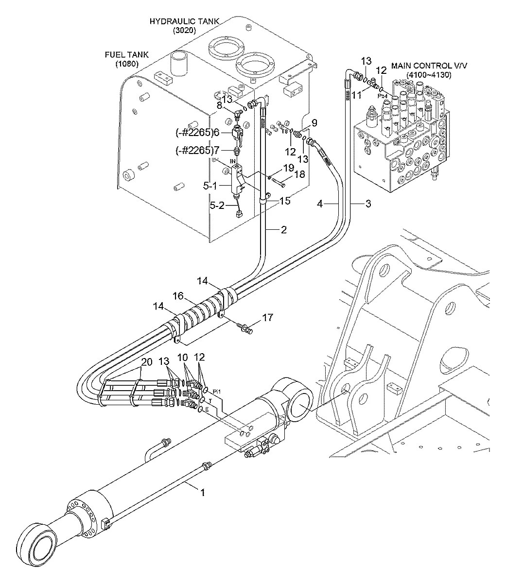 S543-360002 Escavadeira de esteiras Hyundai R80-7