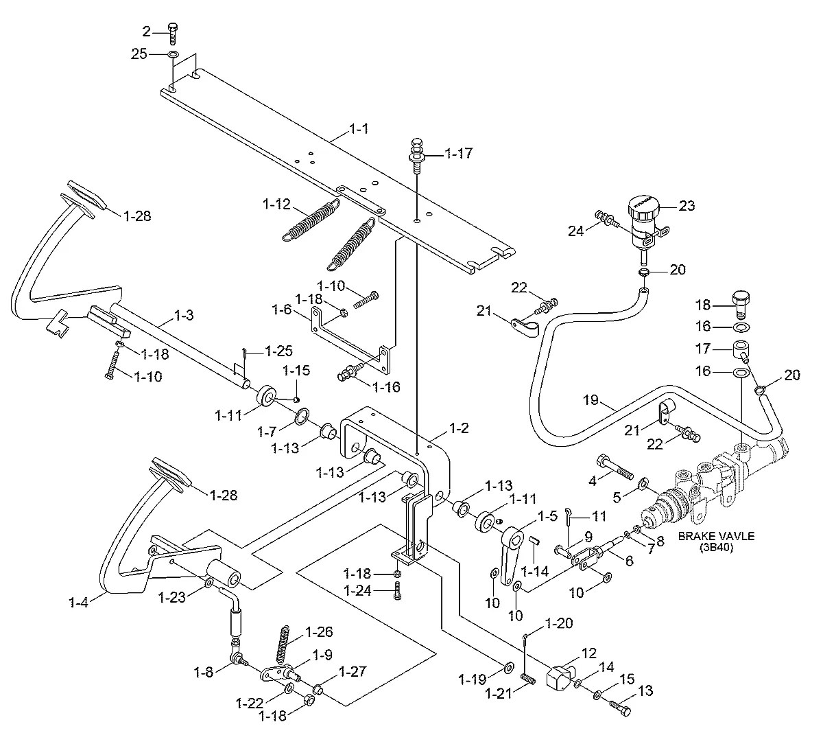 S403-04100B Empilhadeira Hyundai 80D-7